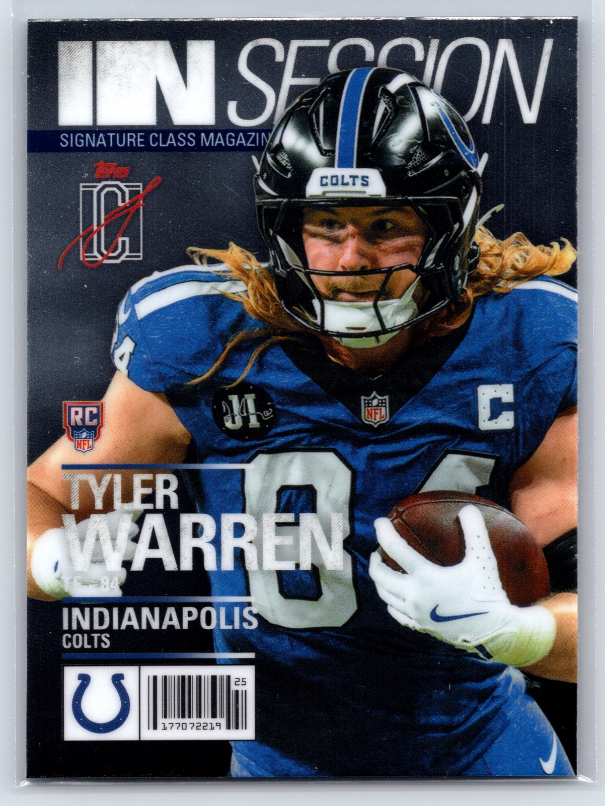 2025 Topps Signature Class #IS-9 Tyler Warren In Session