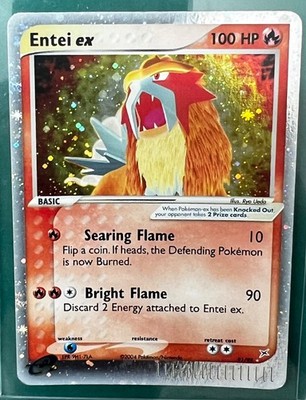 Entei ex 91/95 Team Magma vs Team Aqua Holo Swirl