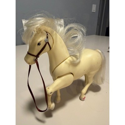 Fisher Price Loving Family Horse Cream White Blonde Mane Mattel 2000 Vintage