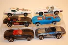 Six (6) Vintage 1970's - 2000's Hot Wheels / Matchbox Chevrolet Corvette Cars