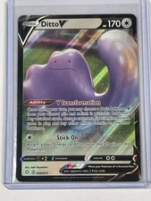 Ditto V 050/072 Shining Fates NM Ultra Rare Pokemon Card 