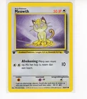 ~NL~ Dutch Meowth 1st Edition Jungle 56 Pokemon Card (g3)
