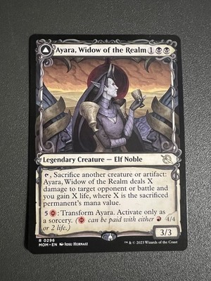 Ayara, Widow of the Realm   Ayara, Furnace Queen Regular Showcase MOM MTG