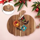 Halloween Pumpkin Board Thanksgiving Wooden Platter Wood Charcuterie