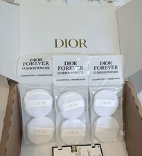 3 sets of 2pcs DIOR FOREVER CUSHION POWDER APPLICATOR / Powder Puffs NEW! 