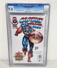 CGC Universal Grade 9.8 Captain America #v2 #1 Marvel Comics Nov '96 White Pages