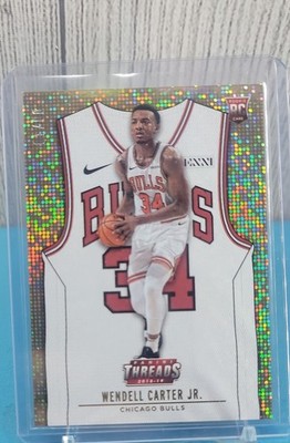 2018-19 Panini Threads RookiesAssociation Wendell Carter Jr.GoldDazzle 9/10 (RC)