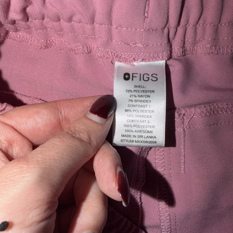 Pantalones Médicos Jogger Figs Tansen Rosa Talla Pequeña para Hombre Foto 3 de 4