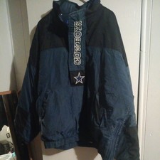 Vintage Dallas Cowboys Starter Jacket XXL NFL Pullover Puffer Jacket NO HOOD