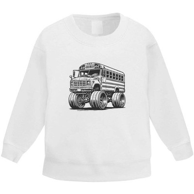 Kinder Sweatshirt / Pullover / Pulli ''Monster Truck School Bus'' (KW052666)