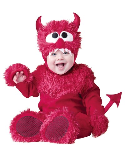 Lil' Devil Halloween Deluxe Toddler Boys Girls Unisex Costume