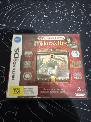 Professor Layton and Pandora's Box AUS | Nintendo DS Game | Complete with Manual - Picture 1 of 3