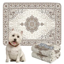 Washable Pee Pads for Dogs, 2 Pack Reusable Puppy Training Pads. 36''x48'' Su...