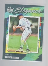 WANDER FRANCO 2022 PANINI DIAMOND KINGS ELEGANCE HOLO SILVER ROOKIE #E-6 /25
