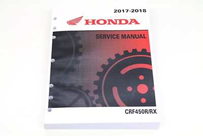Service Manual 17 18 CRF450 R RX CRF 450 Honda Shop Repair