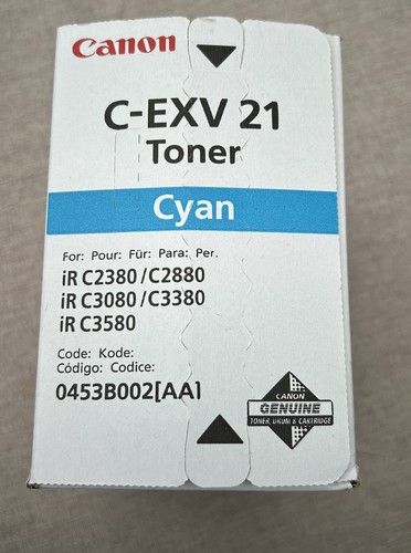 Genuine Canon C-EXV 21 Toner Cyan for Various Models - Picture 4 of 5