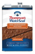 Thompson's WaterSeal TH.092301-16 Semi-Transparent Wood Sealer Stain Chestnut...