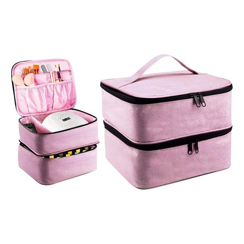 Portable Nail Gel Polish Storage Bag Cosmetic Carry Case Manicure Organizer Hot - Picture 20 of 20