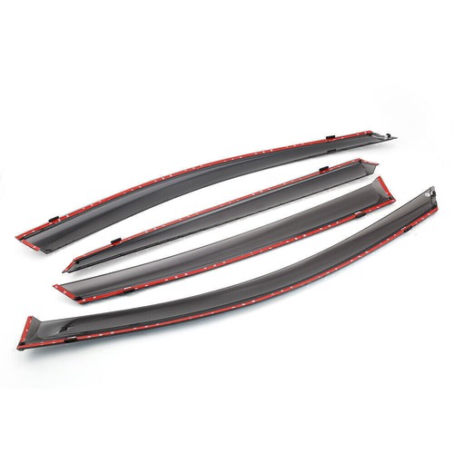VISERAS PARA VENTANA HONDA ACCORD 2018-2021 10a generación con clip cromado ajuste protector contra la lluvia - Imagen 11 de 12