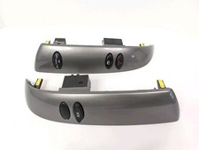 04-10 Toyota Sienna Dash Hazard Door Light Defrost AUX Switch Trim Silver OEM 