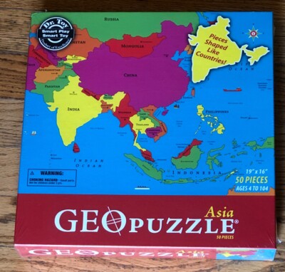 Asia Geo Puzzle Geotoy 19 Asia Geo Puzzle Geotoy 19