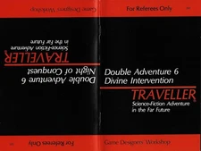 Traveller- Double Adventure 6 Divine/Night of Conquest w/Deck Plans - GDW FS
