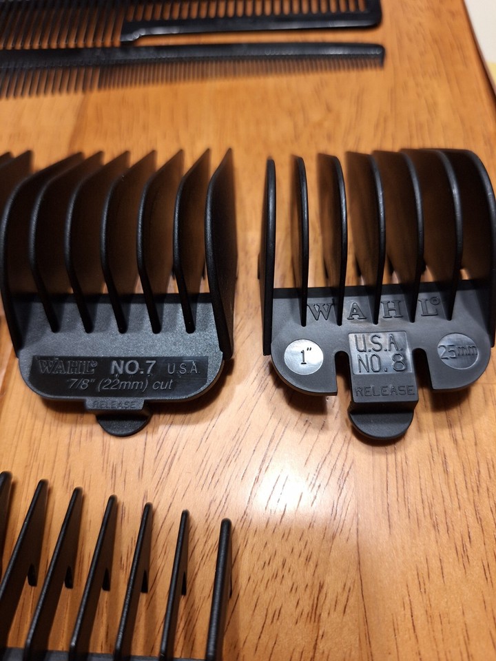 Wahl Clipper Guards Set 8 Pcs Professional Hair Clipper Combs Guides