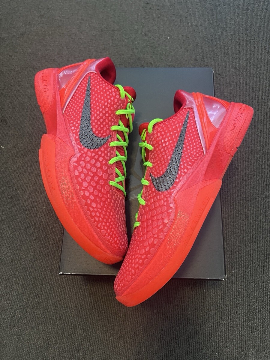 Nike kobe 6 “reverse grinch” 30cm(12Us) Nike Kobe VI Protro Shoes Reverse Grinch FV4921-600 Men's