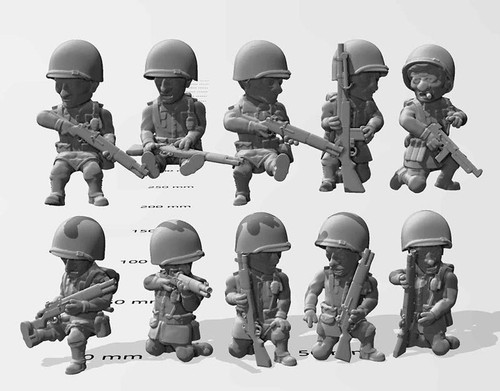 ToonKrieg #18C-1035 U.S. Tank Riders - Foto 6 di 8