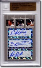 EVAN LONGORIA * Brandon Wood * BILLY BUTLER * Autograph Rookie Auto BGS #/25