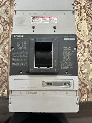 SIEMENS HNG3F120 W/CNT3G800 Trip 800amp 600v LSIG