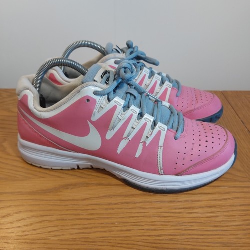 Nike Damen Vapor Court Tennisschuhe Sneaker Rosa Weiß Größe UK 6,5. Gebraucht