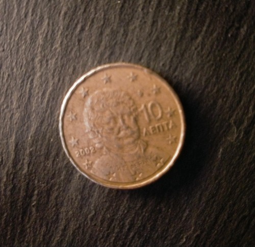 10 Cent Münze AENTA 2002 selten - Bild 1 von 3