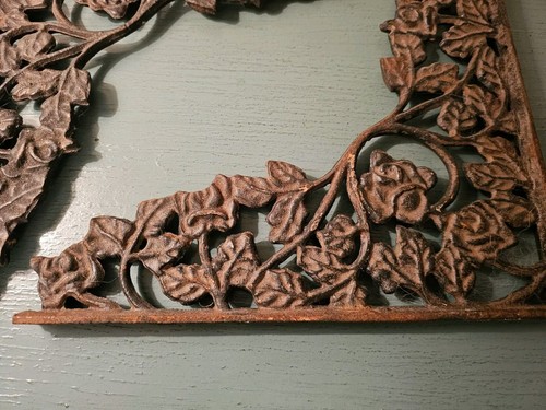 Antique Late 19th Century Wrought Iron Corbels-Scrolled Leaf Design,... - Picture 5 of 9