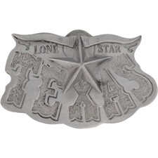 Texas Texan Ft Worth Dallas Houston Austin Western Cowboy NOS Vtg Belt Buckle