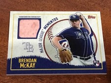 BRENDAN MCKAY RC 2020 Topps Opening Day Major League Mementos Relics #MLM-BM 