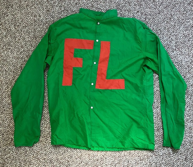 VINTAGE HORSE RACING SILK JOCKEY SHIRT FL FINGER LAKES, NY