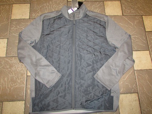 NEW CALLAWAY GRAY FULL ZIP JACKET MENS 