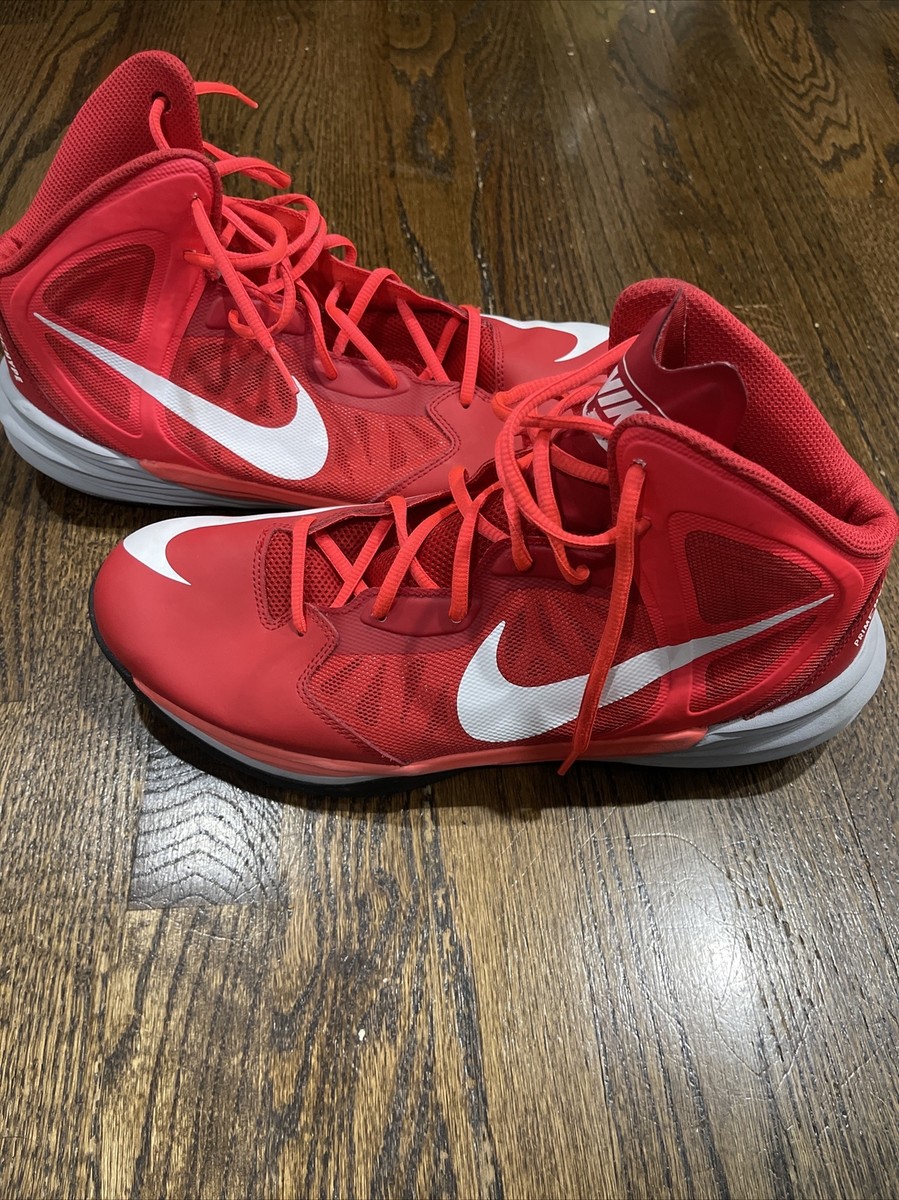 Nike Mens Prime Hype DF 683705-600 Red Basketball Shoes Sneakers Size‎ 12 Nike Prime Hype DF 683705-600 Red Basketball Shoes Sneakers  main image 3