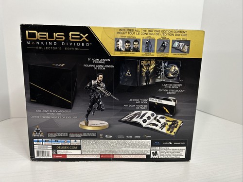 Deus Ex Mankind Divided Collector's Edition PS4 NEW - Picture 3 of 6