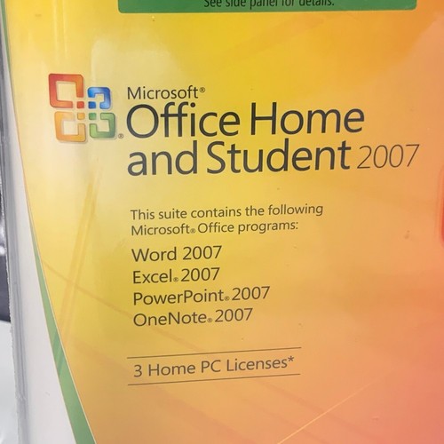 π’ Microsoft Office 2007 Student DVD Word Excel PowerPoint for Windows 10 8 7 - Picture 2 of 4
