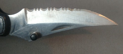 INTERESANTE CUCHILLO DE BOLSILLO DE CAZA LOCKBACK - Imagen 3 de 7