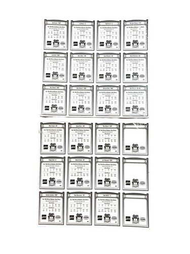 1991 Crown Gas Station Stadium Giveaway BALTIMORE ORIOLES Team Set 246 Cards - Picture 2 of 2