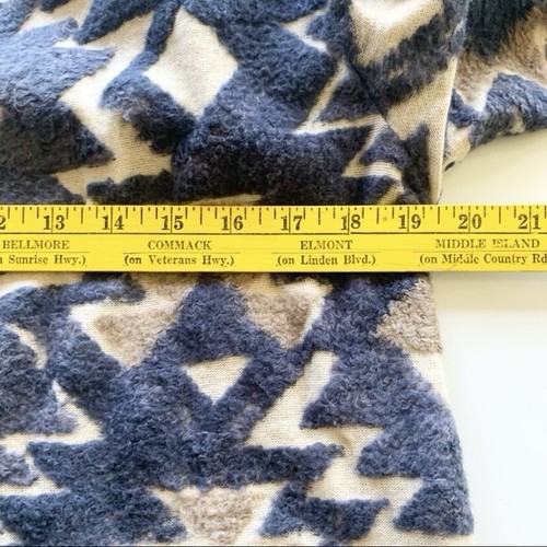 Lucky Brand Top Wrap Sz Small Multicolor Open Front Long Sleeve Cotton Blend New - 第 9/11 張圖片