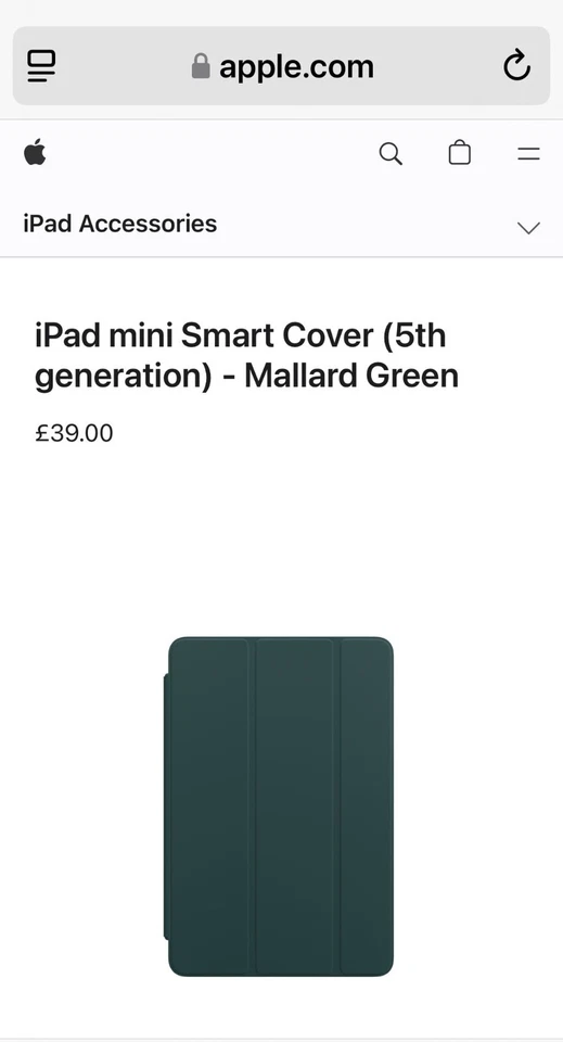 Genuine Official Apple iPad Mini 5 & 4 Smart Cover Mini 5th/4th Generation Case - Image 2 of 4