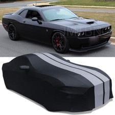 For Dodge Challenger Srt Hellcat Indoor Car Cover Satin Stretch Dustproof Custom