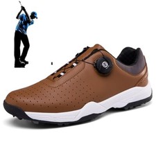 Men's Professional Golf Shoes Non-Slip Golf Spikes Sneakers Walking Shoes