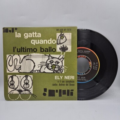 45 giri Ely Neri E Il Suo Complesso - La Gatta Quando RFN NP 16110 Folk Vocal