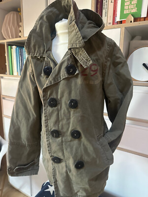 Scotch Shrunk wNEU, used look Jacke, Parka, Khaki grün, Größe 10, 140  Wie Neu