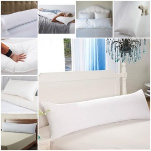 100 Cotton Luxury Duck Feather Down Long Extra Filled Bolster